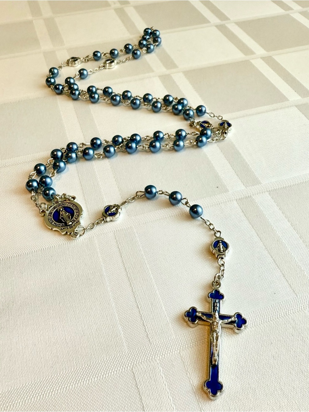 Catholic Virgin Mary Blue Prayer
Rosary